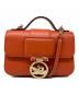 LONGCHAMP（ロンシャン）の古着「BOX-TROT クロスボディーショルダーバッグ」｜オレンジ