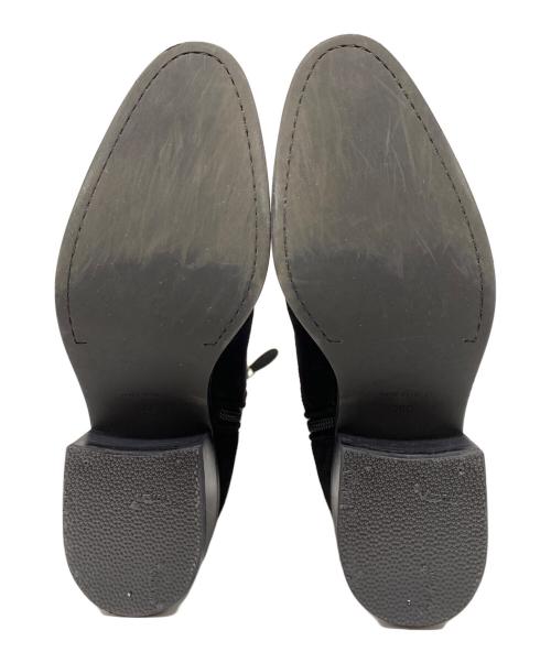 CHANEL（シャネル）CHANEL (シャネル) ココマークスエードキルティングショートブーツ ブラック サイズ:36の古着・服飾アイテム