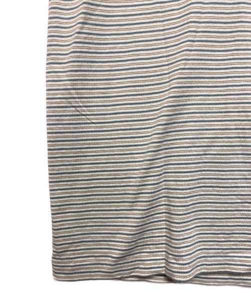 BATONER（バトナ―）BATONER (バトナ―) 23SS TORNADE COTTON BORDER T-SHIRT アイボリー サイズ:2の古着・服飾アイテム