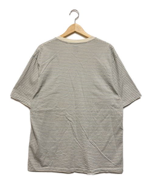 BATONER（バトナ―）BATONER (バトナ―) 23SS TORNADE COTTON BORDER T-SHIRT アイボリー サイズ:2の古着・服飾アイテム
