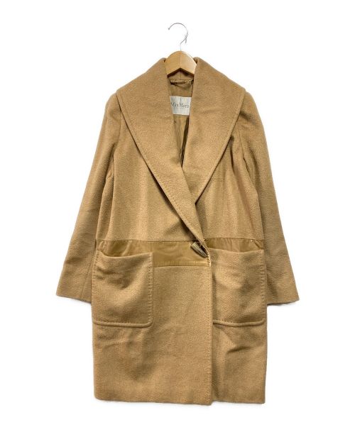 MaxMara（マックスマーラ）MaxMara (マックスマーラ) キャメルコート ベージュ サイズ:36の古着・服飾アイテム