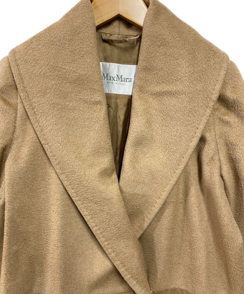 MaxMara（マックスマーラ）MaxMara (マックスマーラ) キャメルコート ベージュ サイズ:36の古着・服飾アイテム