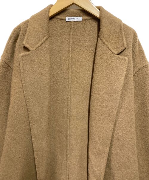 DEUXIEME CLASSE（ドゥーズィエム クラス）Deuxieme Classe (ドゥーズィエム クラス) Oversized ガウンコート ベージュ サイズ:FREEの古着・服飾アイテム