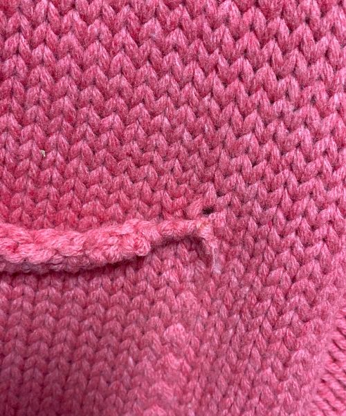 BLUEBIRD BOULEVARD（ブルーバードブルバード）BLUEBIRD BOULEVARD (ブルーバードブルバード) Fine Lamb & Cashmere Bulky Knit Cardigan ピンク サイズ:表記なしの古着・服飾アイテム