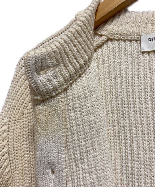 DEMYLEE（デミリー）DEMYLEE (デミリー) Ron Herman (ロンハーマン) 別注JODIE ORGANIC COTTON CARDIGAN アイボリー サイズ:Sの古着・服飾アイテム