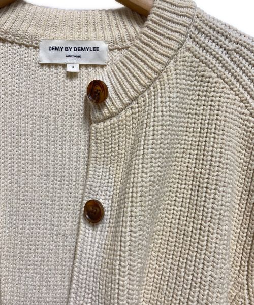 DEMYLEE（デミリー）DEMYLEE (デミリー) Ron Herman (ロンハーマン) 別注JODIE ORGANIC COTTON CARDIGAN アイボリー サイズ:Sの古着・服飾アイテム