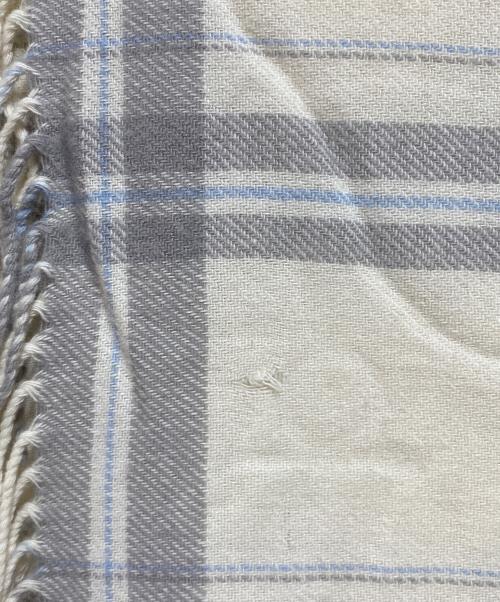 GALERIE VIE（ギャルリーヴィー）GALERIE VIE (ギャルリーヴィー) ウールカシミヤブランケット ラップミディスカート アイボリー サイズ:Ｆの古着・服飾アイテム