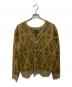 Needles（ニードルズ）の古着「Mohair Cardigan Geometric Diamond」｜ブラウン