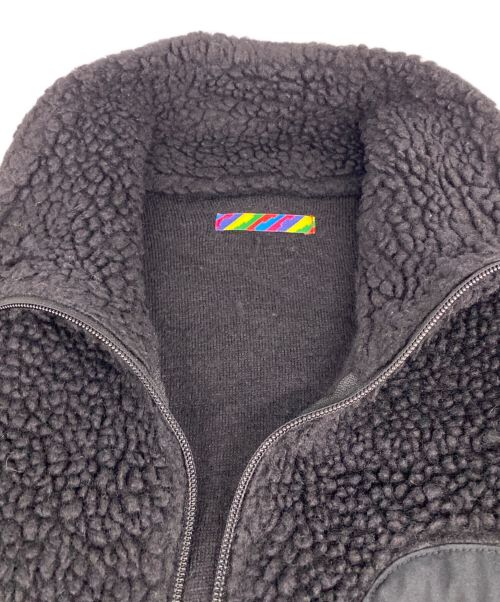 is-ness（イズネス）is-ness (イズネス) THE HOLY - MOUNTAIN FLEECE JACKET ブラック サイズ:M(46)の古着・服飾アイテム