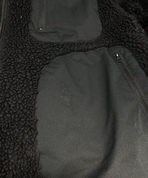 is-ness（イズネス）is-ness (イズネス) THE HOLY - MOUNTAIN FLEECE JACKET ブラック サイズ:M(46)の古着・服飾アイテム