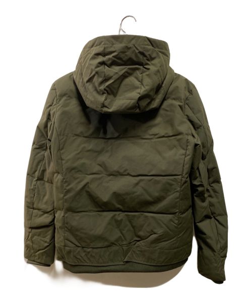 AKM Contemporary（エーケーエムコンテンポラリー）AKM Contemporary (エーケーエムコンテンポラリー) スタンドネックレイヤードダウンジャケット カーキ サイズ:Sの古着・服飾アイテム