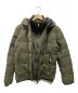 中古・古着 AKM Contemporary (エーケーエムコンテンポラリー) スタンドネックレイヤードダウンジャケット カーキ サイズ:S：6000円