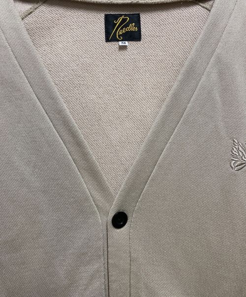 Needles（ニードルズ）Needles (ニードルズ) V Neck Cardigan ベージュ サイズ:Мの古着・服飾アイテム