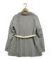 eimy istoire (エイミーイストワール) EM pearlバックプリーツバイカラーリボンジャケット グレー サイズ:FREE：4000円