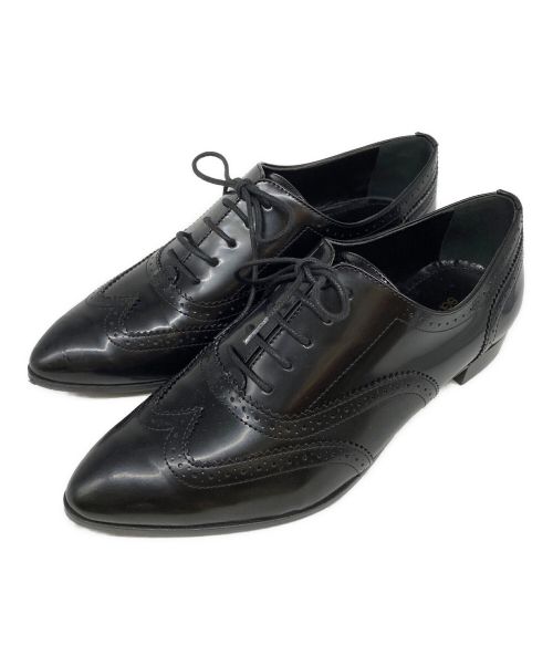 sergio rossi（セルジオロッシ）sergio rossi (セルジオロッシ) レザーシューズ ブラック サイズ:36 1/2の古着・服飾アイテム