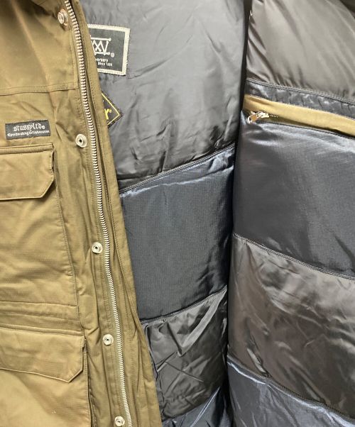 stussy（ステューシー）stussy (ステューシー) N-3Bダウンジャケット オリーブ サイズ:Мの古着・服飾アイテム