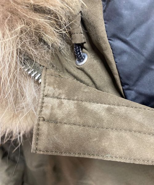 stussy（ステューシー）stussy (ステューシー) N-3Bダウンジャケット オリーブ サイズ:Мの古着・服飾アイテム