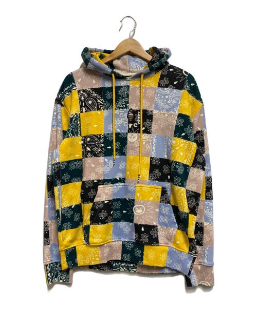 ICE CREAM（アイスクリーム）ICE CREAM (アイスクリーム) ペイズリーパッチワークパーカー マルチカラー サイズ:Sの古着・服飾アイテム