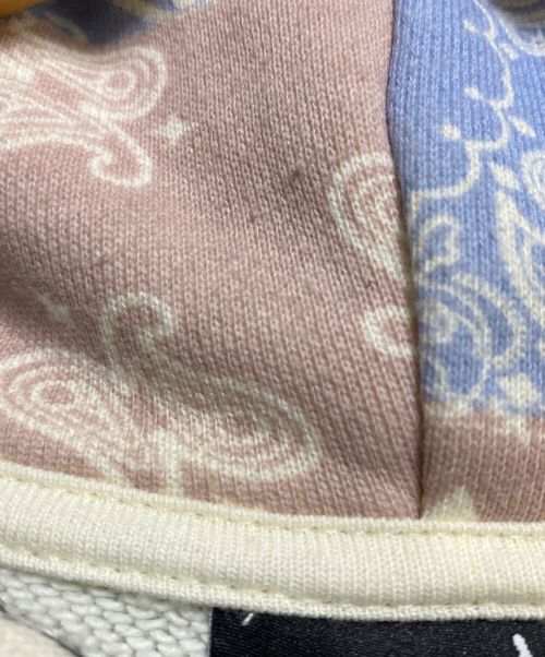 ICE CREAM（アイスクリーム）ICE CREAM (アイスクリーム) ペイズリーパッチワークパーカー マルチカラー サイズ:Sの古着・服飾アイテム