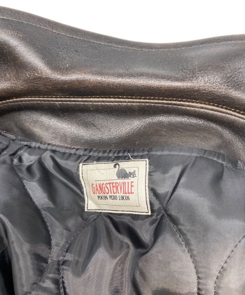 GANGSTERVILLE（ギャングスタービル）GANGSTERVILLE (ギャングスタービル) classic parlor jacket ボルドー サイズ:Мの古着・服飾アイテム