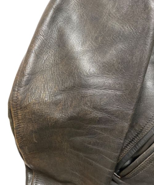 LUA（ルア）LUA (ルア) Y'2 leather (ワイツーレザー) LIMITED EDITION HORSE HIDE JACKET ブラック サイズ:36の古着・服飾アイテム