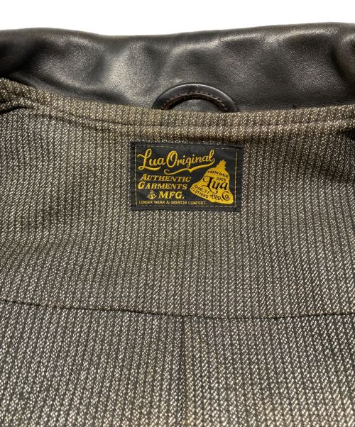 LUA（ルア）LUA (ルア) Y'2 leather (ワイツーレザー) LIMITED EDITION HORSE HIDE JACKET ブラック サイズ:36の古着・服飾アイテム