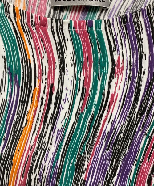 ISSEY MIYAKE（イッセイミヤケ）ISSEY MIYAKE (イッセイミヤケ) プリーツノースリーブワンピース マルチカラー サイズ:2の古着・服飾アイテム