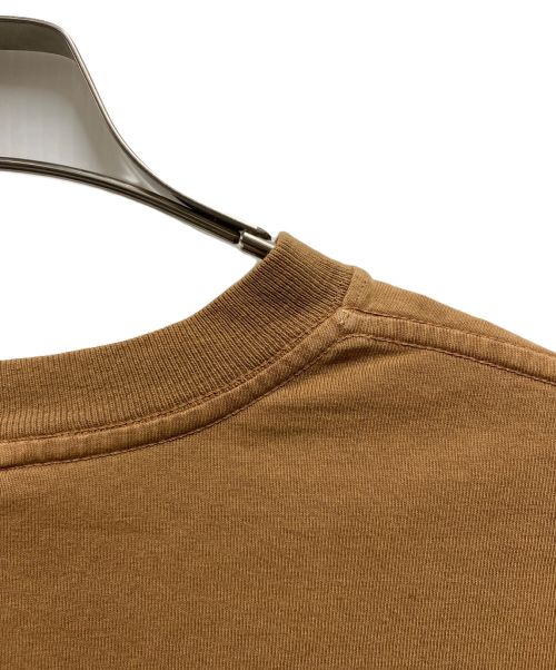 stussy（ステューシー）stussy (ステューシー) PIGMENT DYED LS CREW ブラウン サイズ:Ｓの古着・服飾アイテム