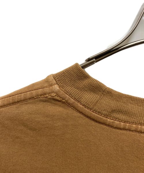 stussy（ステューシー）stussy (ステューシー) PIGMENT DYED LS CREW ブラウン サイズ:Ｓの古着・服飾アイテム