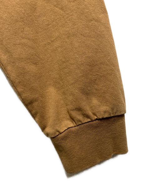 stussy（ステューシー）stussy (ステューシー) PIGMENT DYED LS CREW ブラウン サイズ:Ｓの古着・服飾アイテム