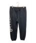 GUCCI (グッチ) サイドロゴプリントドローストリングスウェットパンツ ブラック サイズ:М：20000円