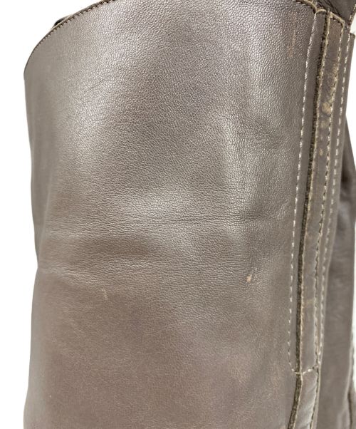 CHANEL（シャネル）CHANEL (シャネル) ココマークヒールブーツ ブラウン サイズ:41の古着・服飾アイテム