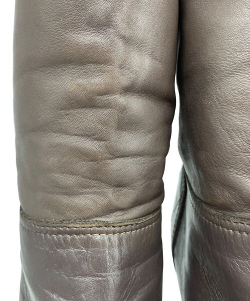 CHANEL（シャネル）CHANEL (シャネル) ココマークヒールブーツ ブラウン サイズ:41の古着・服飾アイテム