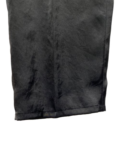 AP STUDIO（エーピーストゥディオ）AP STUDIO (エーピーストゥディオ) ヴィンテージサテンパンツ ブラック サイズ:36の古着・服飾アイテム