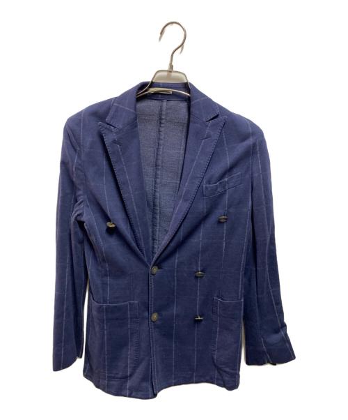 BOGLIOLI（ボリオリ）BOGLIOLI (ボリオリ) DOVERホップサックダブル ネイビー サイズ:44の古着・服飾アイテム