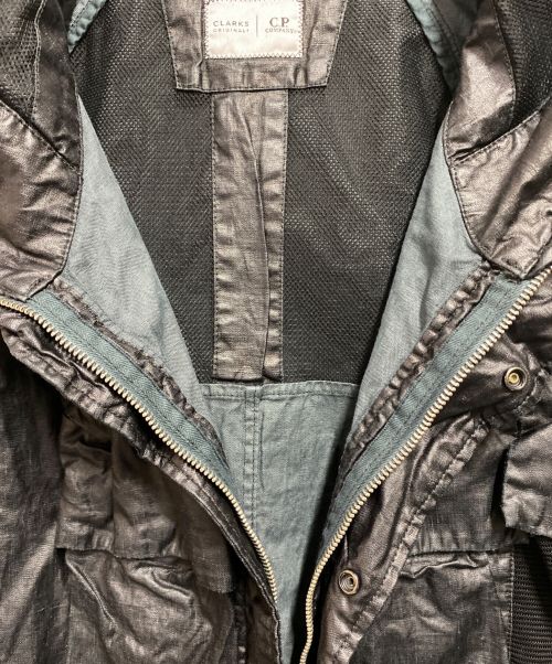 C.P COMPANY（シーピーカンパニー）C.P COMPANY (シーピーカンパニー) CLARKS (クラークス) LONG JACKET ブラック サイズ:Lの古着・服飾アイテム