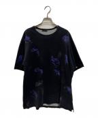 LAD MUSICIANラッドミュージシャン）の古着「T-CLOTH FLOWER BIG T-SHIRT」｜ブラック