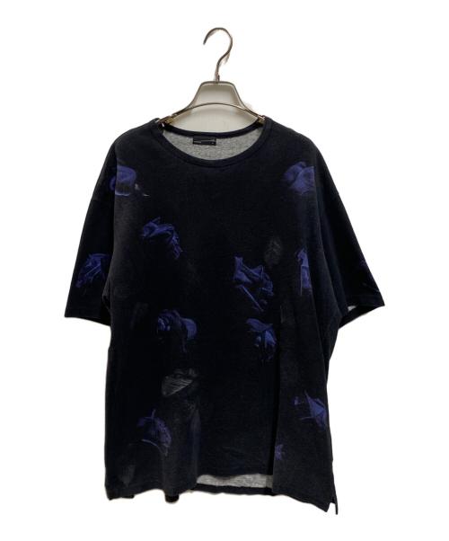 LAD MUSICIAN（ラッドミュージシャン）LAD MUSICIAN (ラッドミュージシャン) T-CLOTH FLOWER BIG T-SHIRT ブラック サイズ:44の古着・服飾アイテム