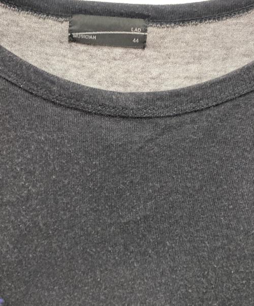 LAD MUSICIAN（ラッドミュージシャン）LAD MUSICIAN (ラッドミュージシャン) T-CLOTH FLOWER BIG T-SHIRT ブラック サイズ:44の古着・服飾アイテム