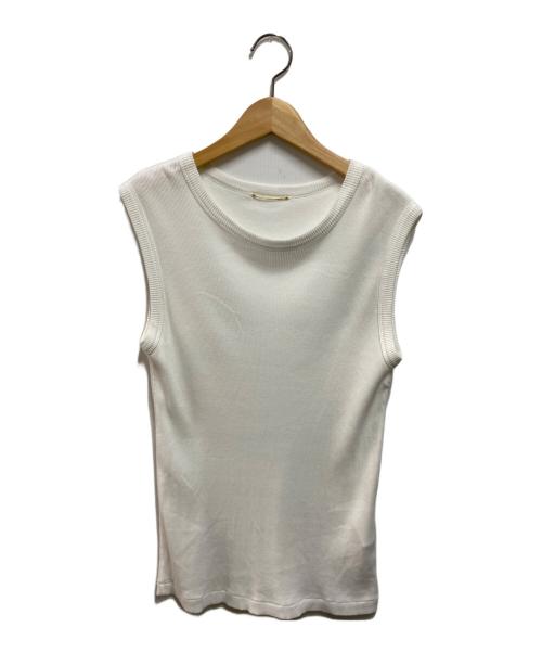 DEUXIEME CLASSE（ドゥーズィエム クラス）DEUXIEME CLASSE (ドゥーズィエム クラス) dignity sleeveless プルオーバー ホワイト サイズ:FREEの古着・服飾アイテム
