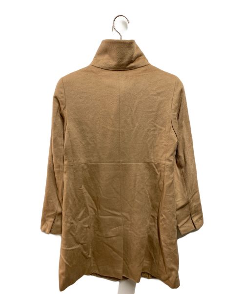 WEEKEND Max Mara（ウィークエンド マックスマーラ）WEEKEND Max Mara (ウィークエンド マックスマーラ) ウールスタンドカラーコート ブラウン サイズ:38の古着・服飾アイテム