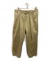 FARAH（ファーラー）の古着「Two-tuck Wide Tapered Pants」｜ベージュ