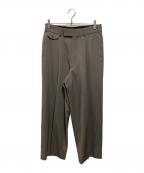 UMBERアンバー）の古着「タックテーパードパンツ」｜グレー