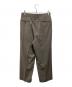 UMBER (アンバー) タックテーパードパンツ グレー サイズ:3：4000円