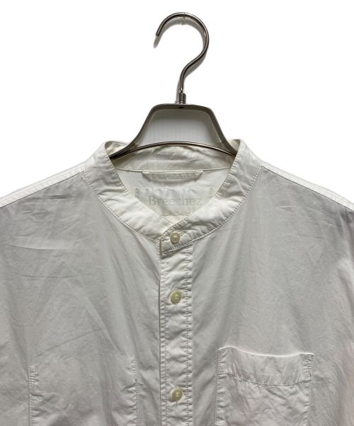 Breechez（ブリーチェズ）Breechez (ブリーチェズ) COMPACT TYPEWRITER OVER SHIRTS ホワイト サイズ:44の古着・服飾アイテム