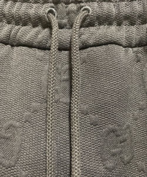 GUCCI（グッチ）GUCCI (グッチ) GGジャージージャカードジョギングパンツ ブラック サイズ:Sの古着・服飾アイテム