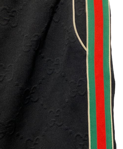 GUCCI（グッチ）GUCCI (グッチ) GGジャージージャカードジョギングパンツ ブラック サイズ:Sの古着・服飾アイテム