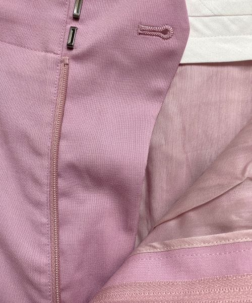 ebure（エブール）ebure (エブール) スーパー140’ｓトロピカル ペインター パンツ パープル サイズ:36の古着・服飾アイテム