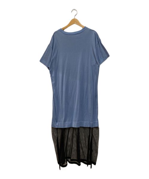 TOGA PULLA（トーガ プルラ）TOGA PULLA (トーガ プルラ) メッシュ切替ワンピース ブルー サイズ:36の古着・服飾アイテム