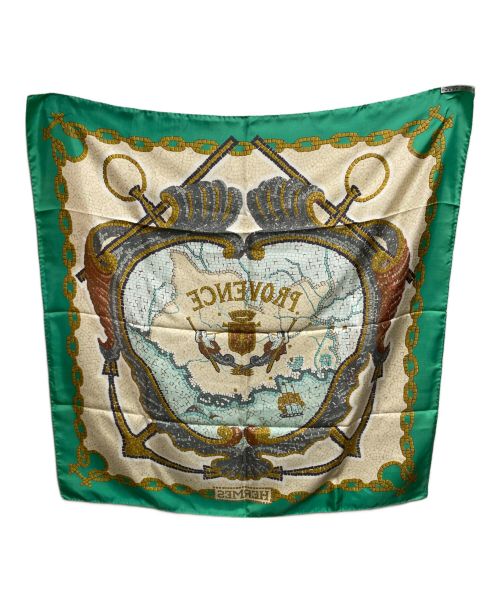 HERMES（エルメス）HERMES (エルメス) カレ90 グリーンの古着・服飾アイテム